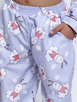 purple pyjama nightwear set - 17538471 - Standard Image - 6