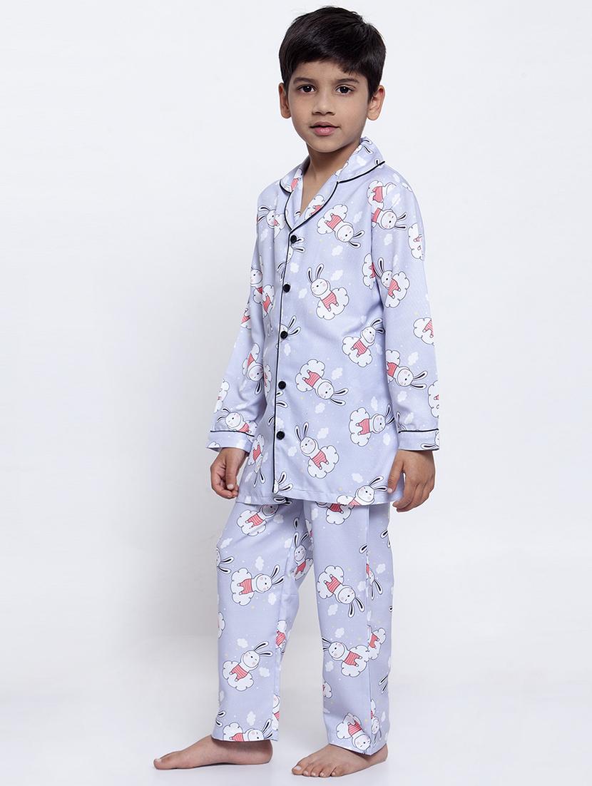 purple pyjama nightwear set - 17538471 - Zoom Image - 2