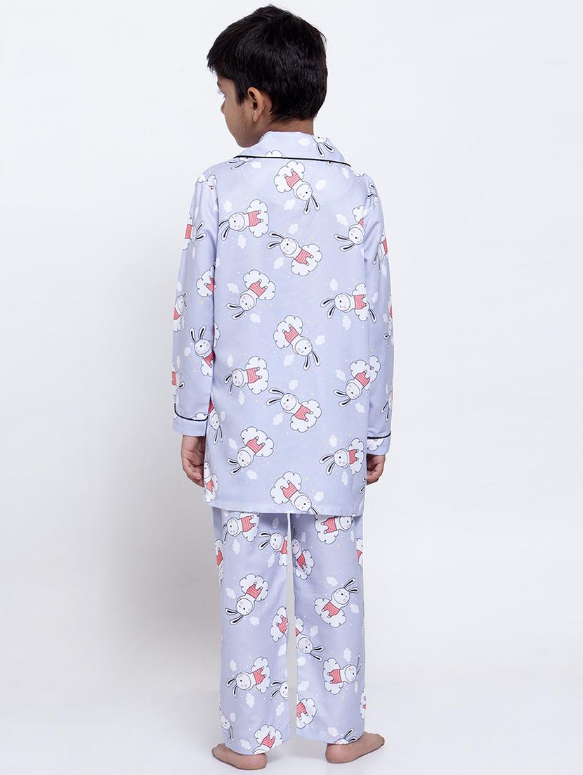 purple pyjama nightwear set - 17538471 - Zoom Image - 3