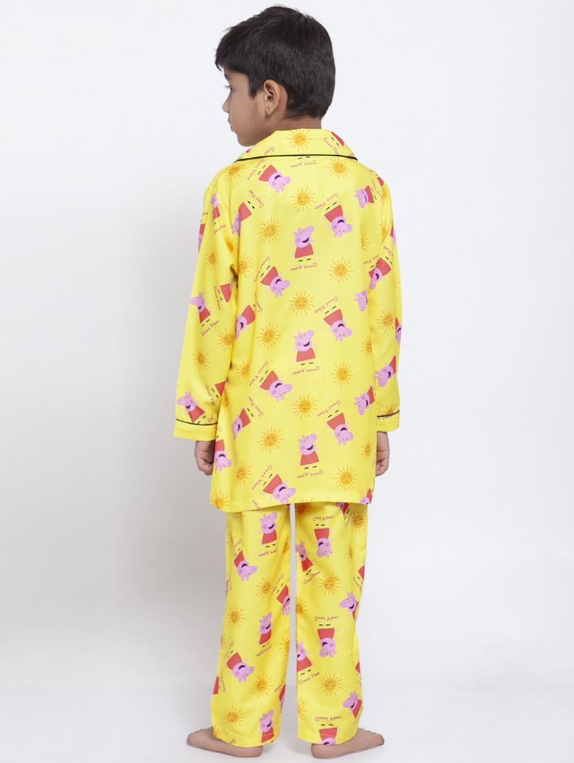 yellow pyjama nightwear set - 17538472 - Zoom Image - 3