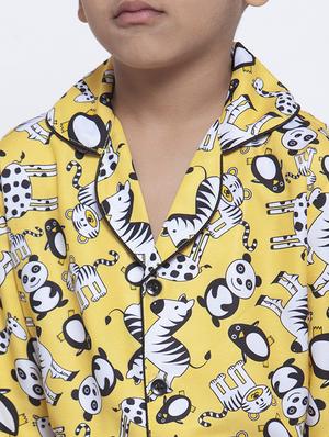yellow pyjama nightwear set - 17538473 - Standard Image - 4