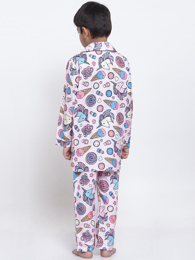 pink pyjama nightwear set - 17538474 - Zoom Image - 3