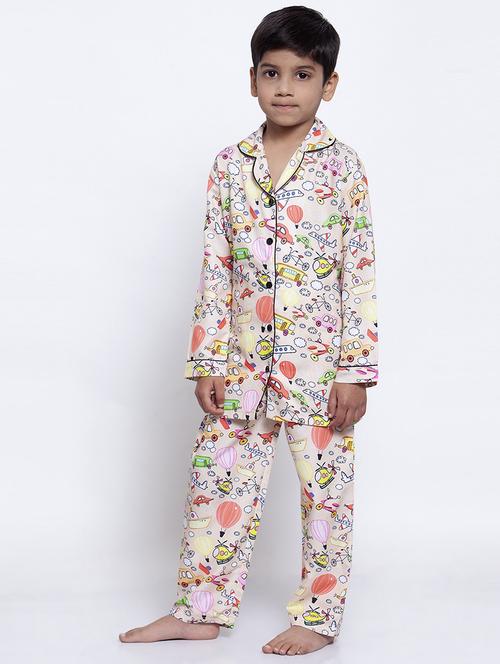 pink pyjama nightwear set - 17538485 - Standard Image - 1