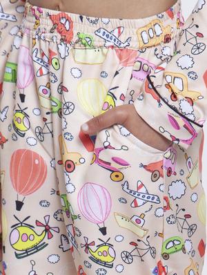 pink pyjama nightwear set - 17538485 - Standard Image - 6