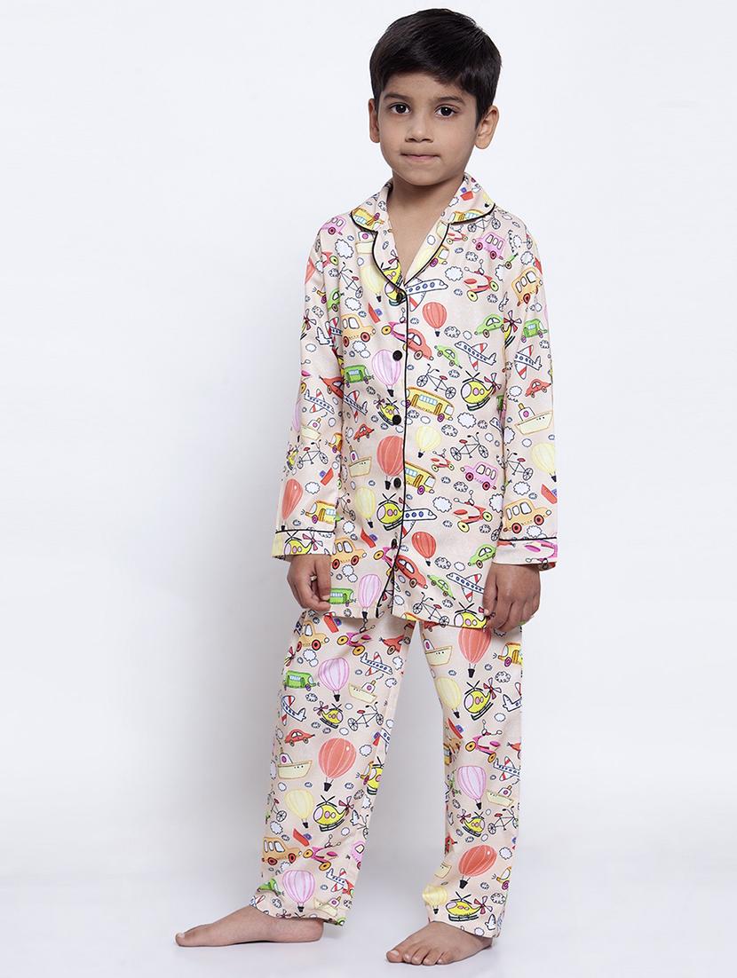 pink pyjama nightwear set - 17538485 - Zoom Image - 1