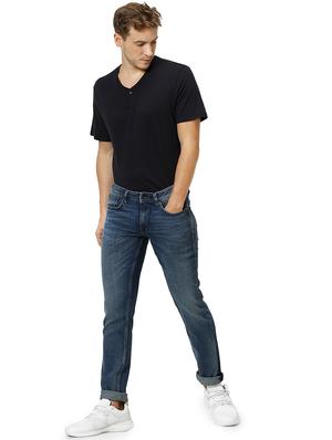blue light washed denim jeans - 17538903 - Standard Image - 4