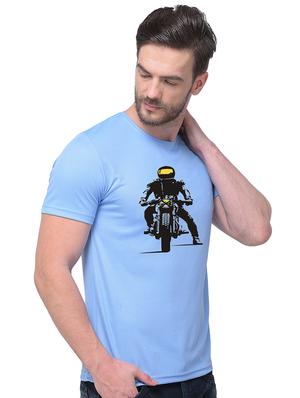 light blue printed t-shirt - 17538933 - Standard Image - 2