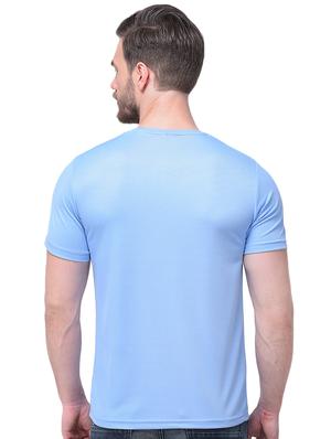 light blue printed t-shirt - 17538933 - Standard Image - 3