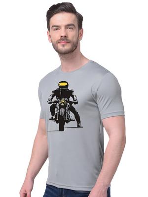 grey printed t-shirt - 17538936 - Standard Image - 2