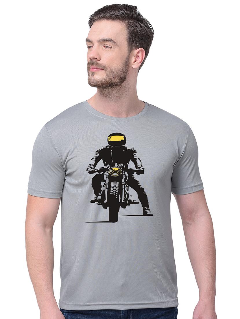 grey printed t-shirt - 17538936 - Zoom Image - 1
