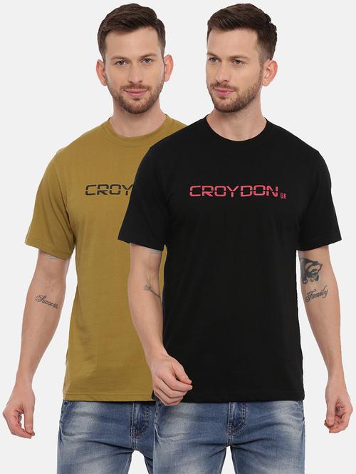set of 2 multi colored printed t-shirts - 17538939 - Standard Image - 1