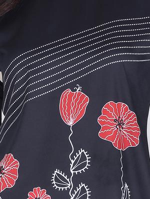 digital print straight kurta - 17539038 - Standard Image - 4