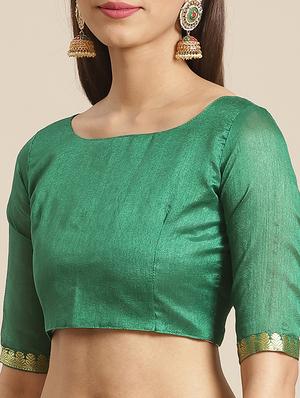 bandhani printed saree with blouse - 17539192 - Standard Image - 3