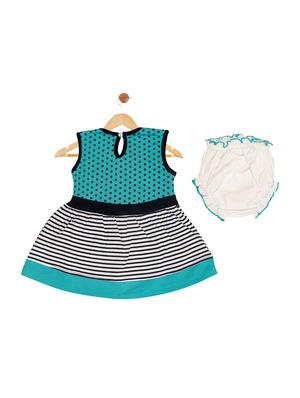 green cotton blend frock - 17539199 - Standard Image - 2