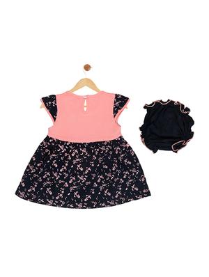 pink cotton blend frock - 17539211 - Standard Image - 2