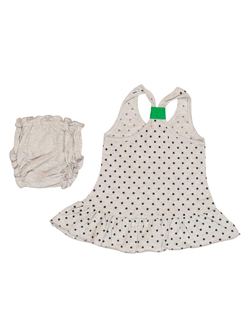 green cotton blend frock - 17539241 - Zoom Image - 2