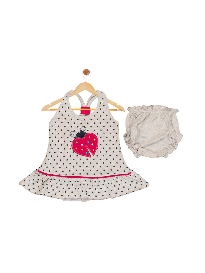 white cotton blend frock - 17539243 - Zoom Image - 1