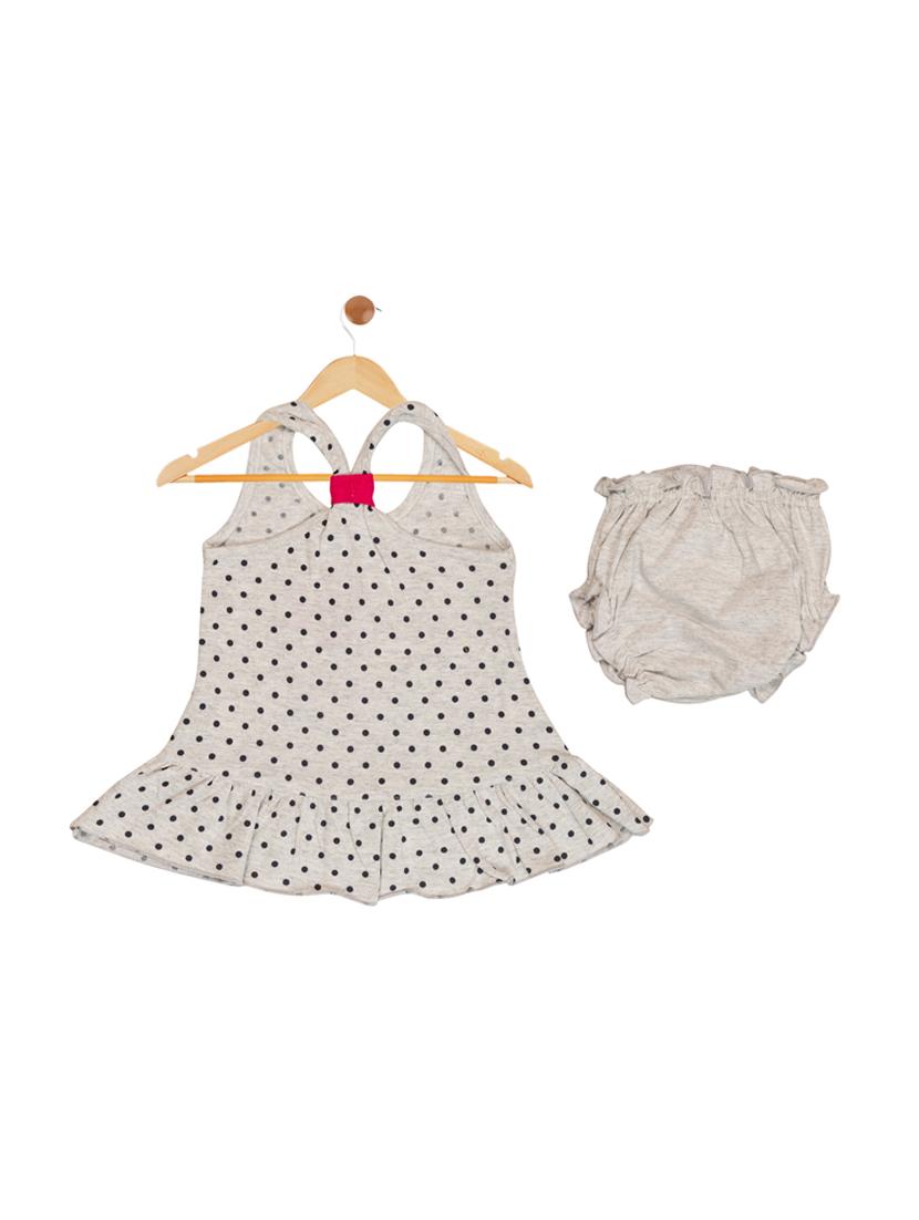 white cotton blend frock - 17539243 - Zoom Image - 2