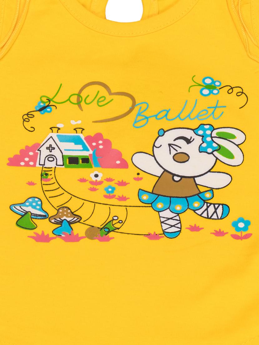 yellow cotton blend frock - 17539257 - Zoom Image - 5