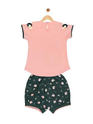 pink cotton blend frock - 17539264 - Standard Image - 2