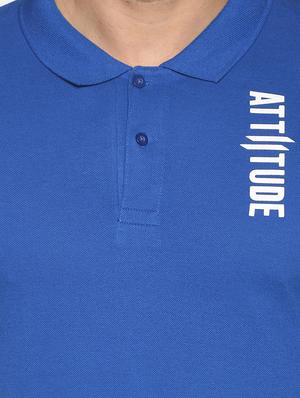 blue printed collared t-shirt - 17539279 - Standard Image - 5
