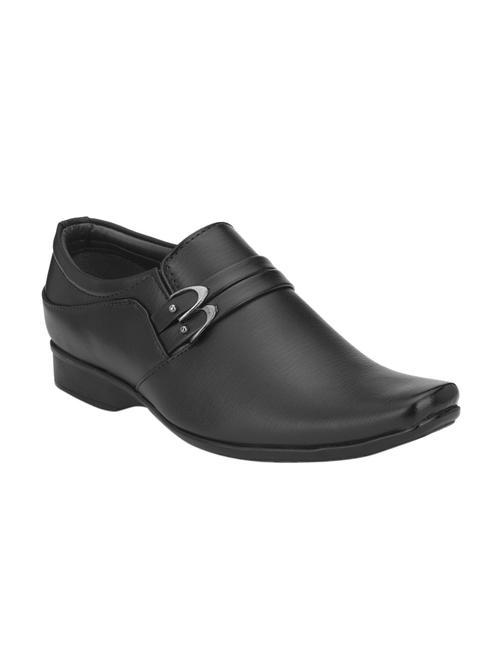 black synthetic boat shoe casual shoes - 17539322 - Standard Image - 1