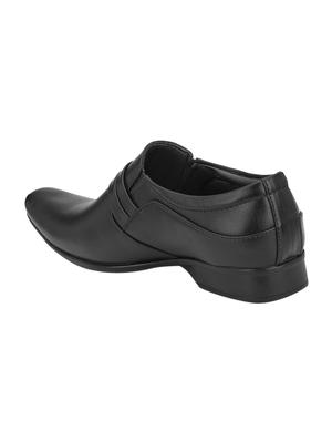 black synthetic boat shoe casual shoes - 17539322 - Standard Image - 3