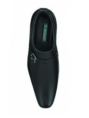 black synthetic boat shoe casual shoes - 17539322 - Standard Image - 4