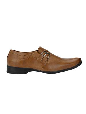 tan synthetic slip on shoes - 17539324 - Standard Image - 2