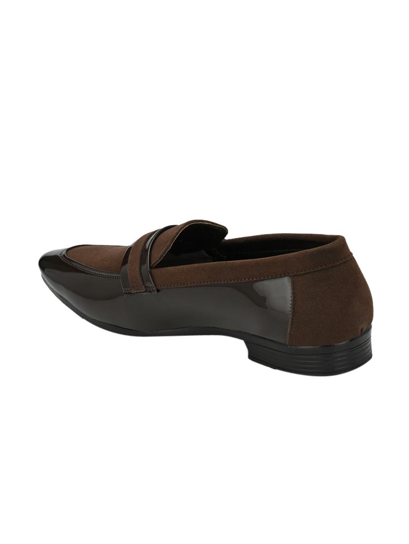 brown synthetic slip on shoes - 17539326 - Zoom Image - 3
