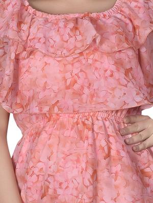pink floral frock - 17539417 - Standard Image - 4