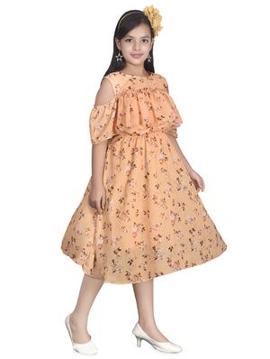 orange floral frock - 17539418 - Standard Image - 2
