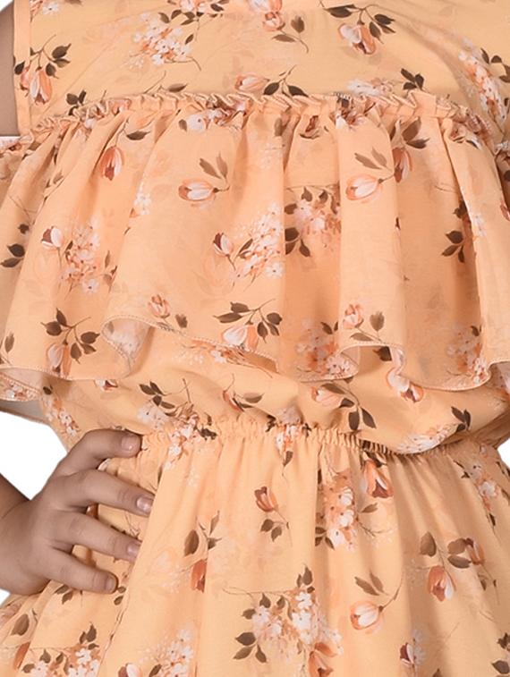 orange floral frock - 17539418 - Zoom Image - 4