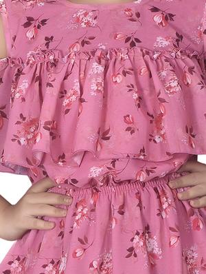 pink floral frock - 17539419 - Standard Image - 4