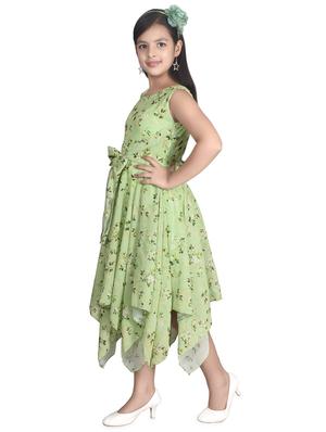 asymmetric hem floral frock - 17539422 - Standard Image - 2