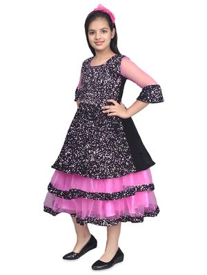 pink velvet frock - 17539427 - Standard Image - 2