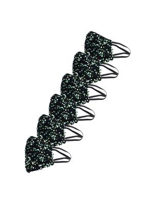 green cotton decorative women mask - 17539594 - Standard Image - 2