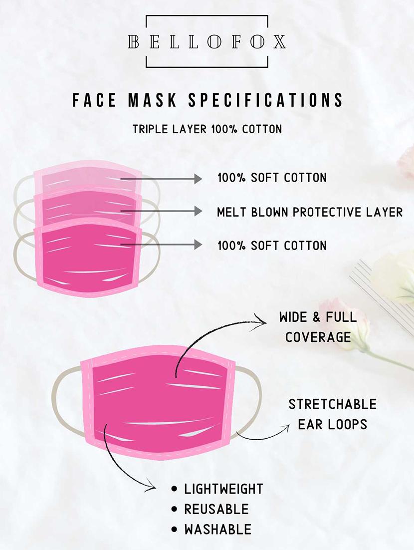 green cotton decorative women mask - 17539594 - Zoom Image - 6