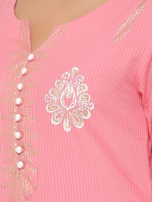 printed kurta palazzo set - 17539797 - Standard Image - 4