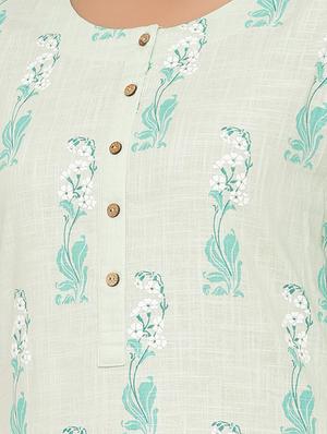 printed straight kurta - 17539836 - Standard Image - 4