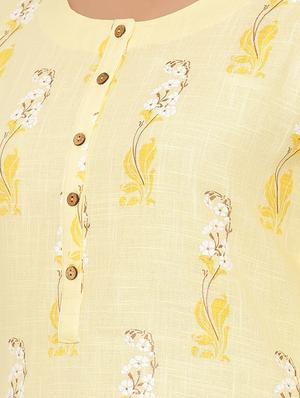 printed straight kurta - 17539837 - Standard Image - 4