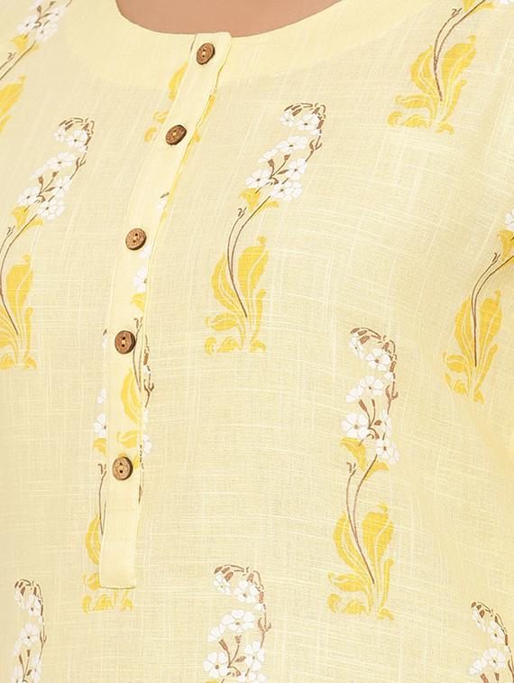 printed straight kurta - 17539837 - Zoom Image - 4