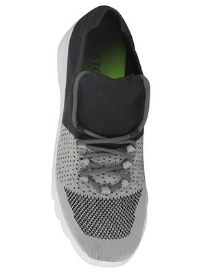 grey lace up sport shoe - 17539878 - Standard Image - 3
