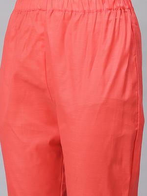 embroidered straight pant unstitched suit - 17540141 - Standard Image - 4