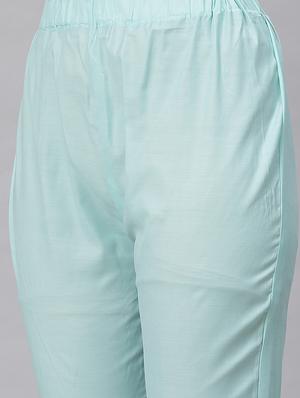embroidered straight pant unstitched suit - 17540143 - Standard Image - 4