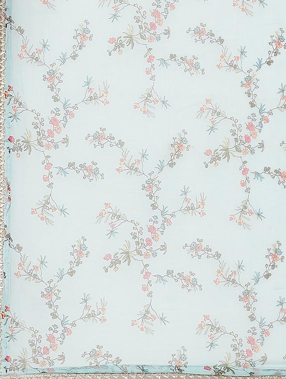 embroidered straight pant unstitched suit - 17540143 - Zoom Image - 6