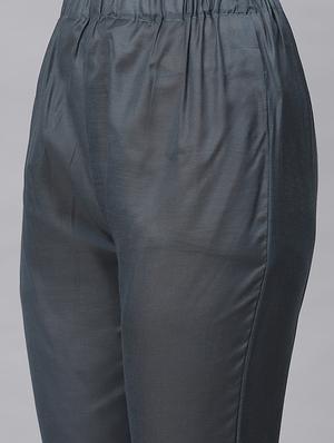 embroidered straight pant unstitched suit - 17540153 - Standard Image - 4