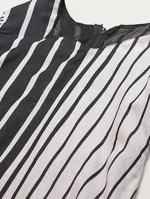striped straight pant unstitched suit - 17540154 - Standard Image - 5