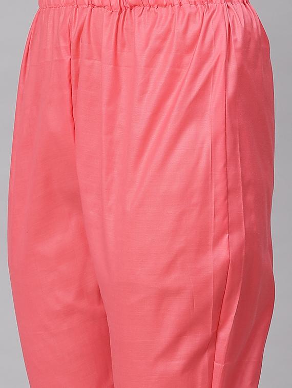 embroidered straight pant unstitched suit - 17540155 - Zoom Image - 4