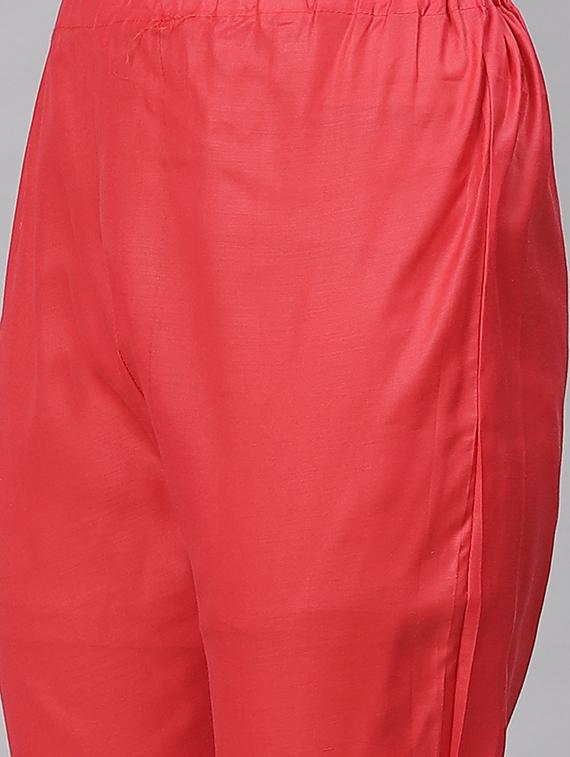 embroidered straight pant unstitched suit - 17540166 - Zoom Image - 4